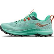 Saucony - pantofi alergare pentru femei Peregrine 13 - verde deschis