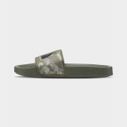 The North Face - slapi Base Camp Slides III M - verde Military Olive StippLED Camo Print | TNF Black