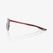 100% - Ochelari - Legere Square - Soft Tact Crimson - HiPER Silver Mirror Lens