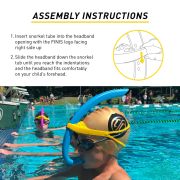 Finis - accesoriu inot pentru copii Snorkel Stability Jr - albastru ocean