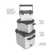 Stanley - lada frigorifica Adventure Cold For Days Outdoor Cooler, alb polar - 28.3 litri