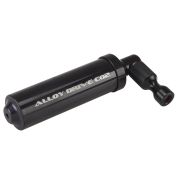 Lezyne - mini pompa CO2 bicicleta Alloy drive (cartus 16g CO2 inclus) - negru lucios