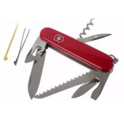 Victorinox - briceag camper, 13 functii - argintiu rosu