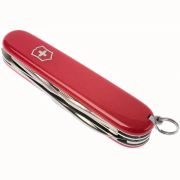 Victorinox - briceag camper, 13 functii - argintiu rosu