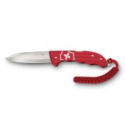 Victorinox - briceag pliabil Evoke Alox, 5 functii - argintiu rosu