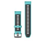 Garmin Quick Release 22 - curea silicon - albastru-aqua|negru