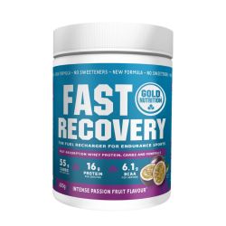 Gold nutrition - pudra proteica fast recovery, aroma fructul pasiunii - cutie 600 g