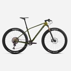 Orbea Alma M-Pro - bicicleta MTB hardtail XC 29&quot; - MyO custom verde military - auriu