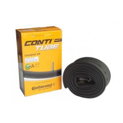 Continental - camera bicicleta Compact 24 Wide 24x1.25 - 24x1.75x2 - 32/47-507/544 - valva auto 34mm