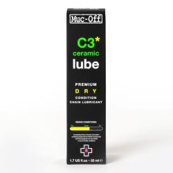 Muc-Off - Ulei Lubrifiant Ceramic C3 pentru lant - Dry - 50ml