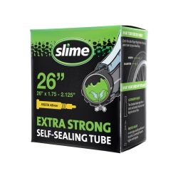 Slime - camera bicicleta 26&quot; cu solutie antipana - 26&quot;x1.75-&gt; 26&quot;x2.125 - 47-559-&gt; 57-559 - valva presta 48mm