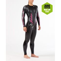 2XU - costum neopren P:1 Propel Wetsuit pentru femei - negru-roz