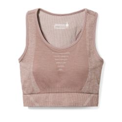 Smartwool - bustiera sport femei Intraknit Racerback W Bra - roz deschis gresie