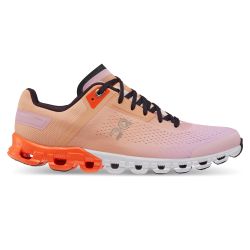 On Cloudflow - pantofi sport pentru femei - portocaliu deschis Rose Fiji portocaliu inchis alb