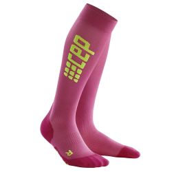 CEP - Sosete de compresie gamba femei Ultralight 2.0 Tall Compression women Socks - roz electric verde