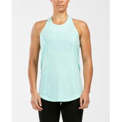 2XU - Maiou femei URBAN Relentless Sleeveless  Singlet - verde deschis