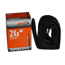 CST - camera bicicleta 26&quot; Superlight 26x1.75/2.125 - 47/53-559 - valva presta FV 35mm