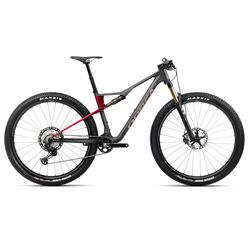 Orbea Oiz M-PRO 2025 - bicicleta MTB full suspension XC 29&quot; - gri Diamond Carbon View (Matt) - Cherry Red (Gloss)