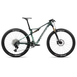 Orbea Oiz M-TEAM AXS 2025 - bicicleta MTB full suspension XC 29&quot; - verde Oft Forest Green-Green Mint (Gloss)