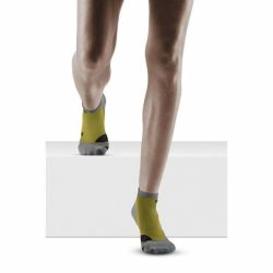 CEP - sosete compresie scurte peste glezna - Hiking Light merino low-cut Socks - Olive I Grey