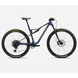 Orbea Oiz H20 - bicicleta MTB full suspension XC 29&quot; - albastru Moondust - portocaliu Leo