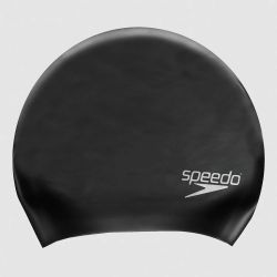 Speedo - casca de inot din silicon cu par lung - neagra