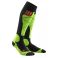 CEP - sosete ski thermo femei Ski Thermo Merino Socks - negru verde lime