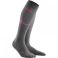 CEP - Sosete de compresie pentru femei Heartbeat Woman Tall comp  - gri roz vulcan flame