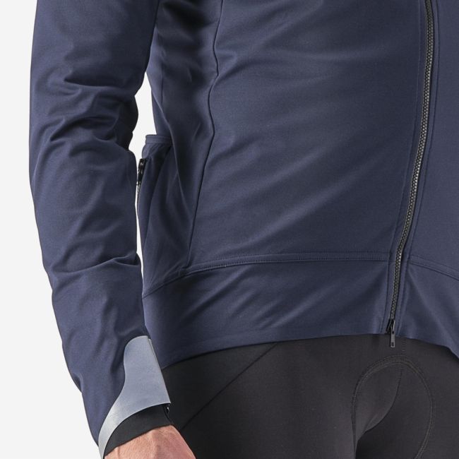 Castelli - Jacheta ciclism vreme rece sau iarna, Alpha Ultimate Insulated jacket - albastru navy gri