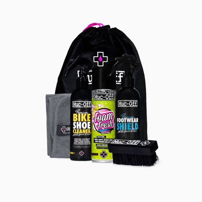 Muc-Off - Kit pentru curatare incaltaminte ciclism Premium Bike Shoe Care Kit