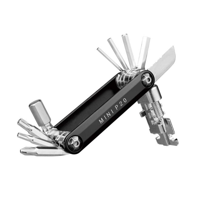 Topeak - set chei bicicleta Mini P20 multitool - negru argintiu