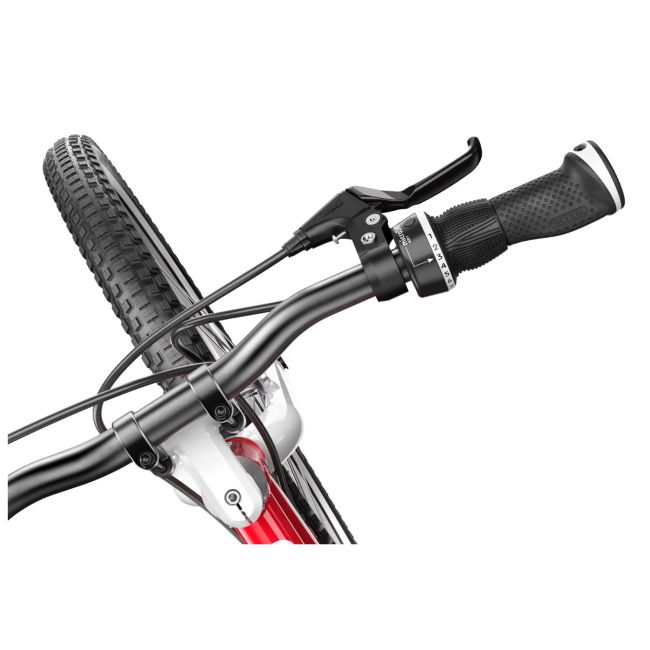 Woom - bicicleta copii 20&quot; Woom 4, varsta recomandata 6-8 ani (115-130cm) - 7,7 kg - rosu alb