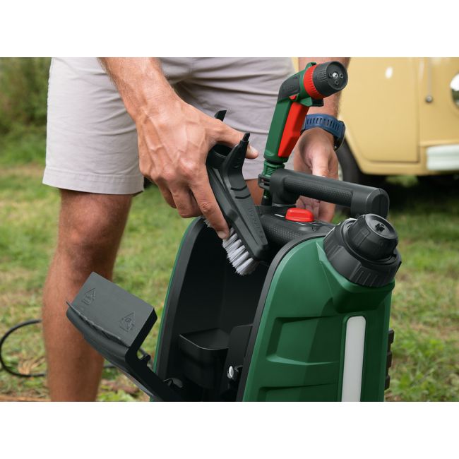 Bosch - curatator sub presiune pentru curatare bicicleta sau masina Fontus 18V, fara cablu - verde negru