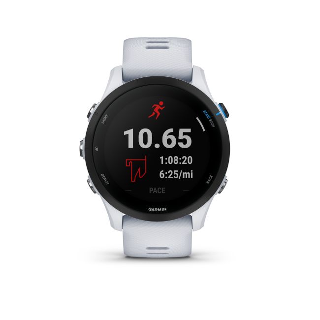 Garmin - Forerunner 255 Music ceas multisport cu GPS - alb