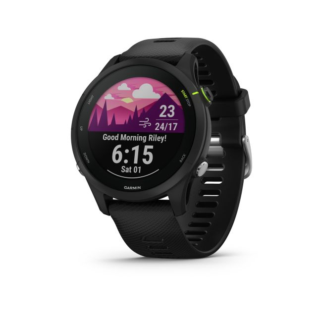 Garmin - Forerunner 255 Music ceas multisport cu GPS - negru