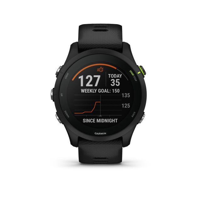 Garmin - Forerunner 255 Music ceas multisport cu GPS - negru