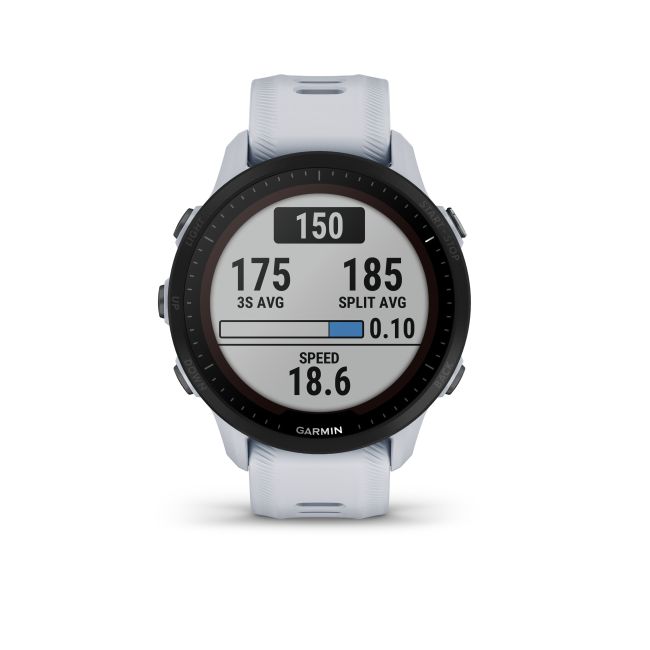 Garmin - Forerunner 955 Solar ceas multisport cu GPS - alb