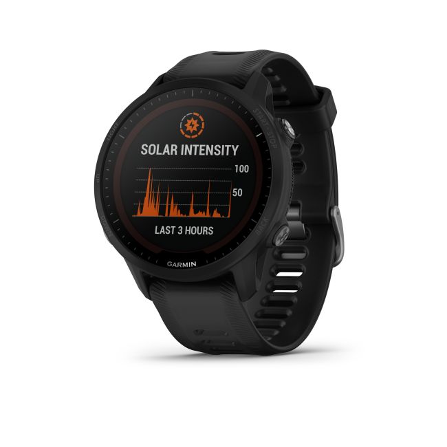 Garmin - Forerunner 955 Solar ceas multisport cu GPS - negru