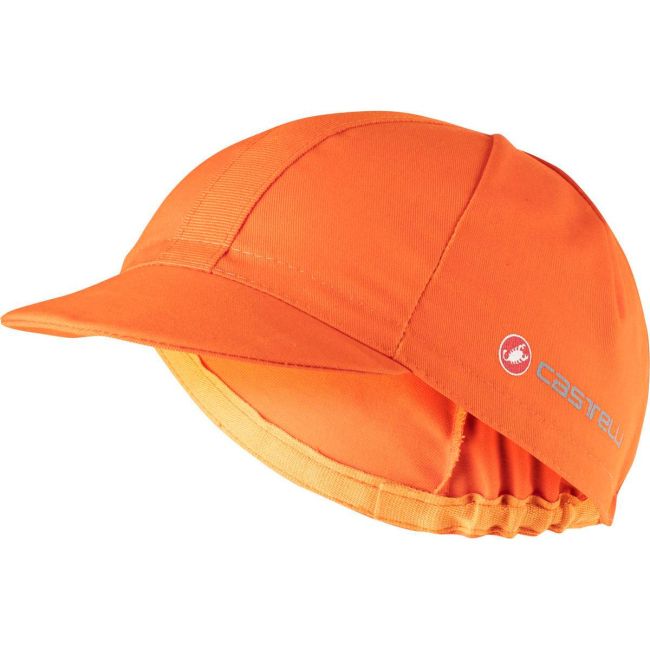 Sepcuta ciclism Castelli Endurance Cap, Portocaliu