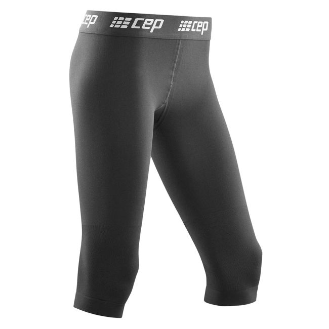 CEP - colanti compresie 3/4 pentu femei Ski 3-4 Base Tights - negru