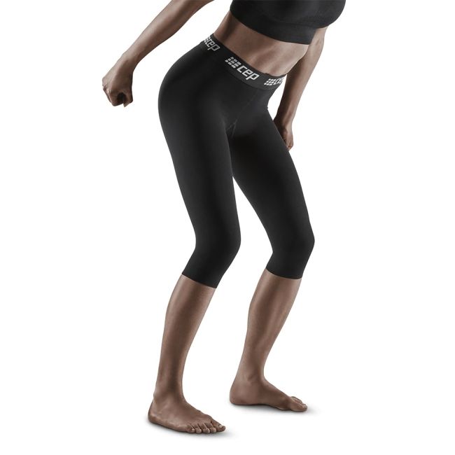 CEP - colanti compresie 3/4 pentu femei Ski 3-4 Base Tights - negru