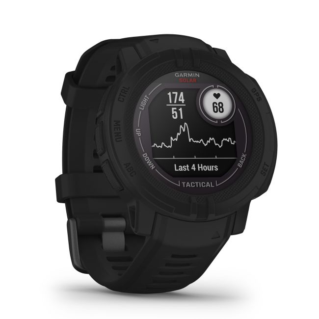 Garmin - Instinct 2 Solar smartwatch robust cu GPS - editie Tactical - Black