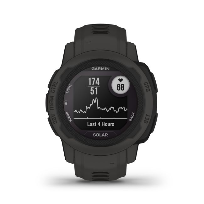 Garmin - Instinct 2s Solar smartwatch robust cu GPS - Graphite