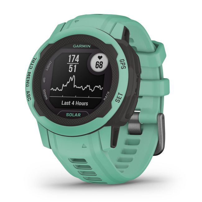 Garmin - Instinct 2s Solar smartwatch robust cu GPS - Neo Tropic