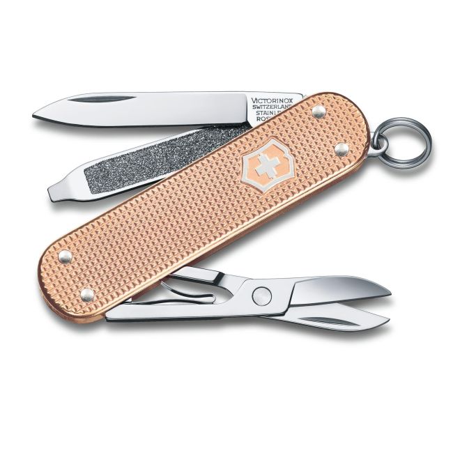 Victorinox - briceag clasic gama Alox - portocaliu deschis piersica