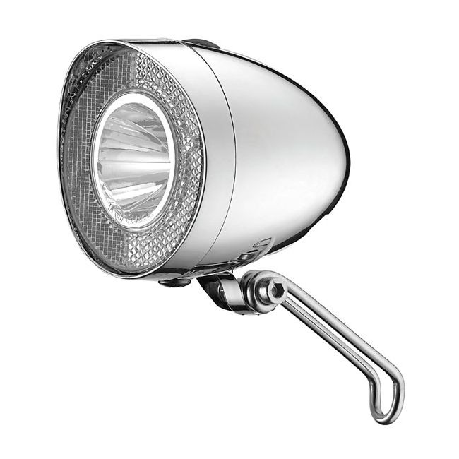 Far Clasic Union cu led 20 Lux, Argintiu pentru dinam