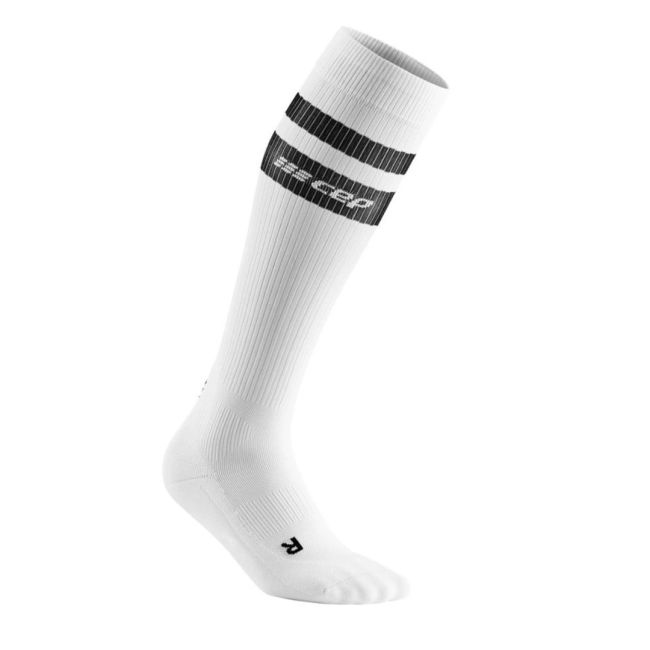 CEP - Sosete de compresie pentru barbati 80's men socks - alb negru