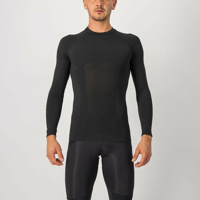 Castelli bluza de corp cu maneca lunga Core Seamless Base Layer LS - negru