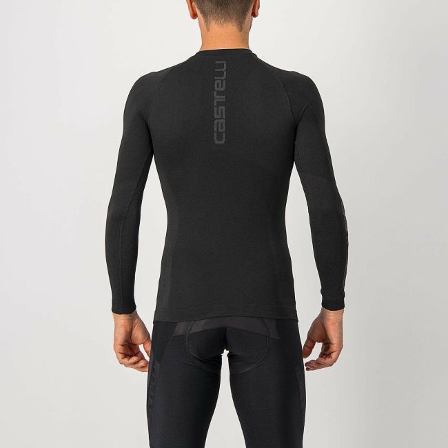 Castelli bluza de corp cu maneca lunga Core Seamless Base Layer LS - negru