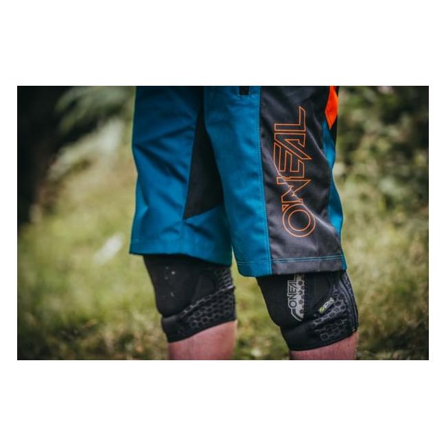 O-Neal - Pantaloni scurti ciclism MTB pentru barbati Element FR hybrid - albastru petrol negru portocaliu